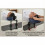 Adjustable Bed Massage Headrest Lightweight Foldable-Black 7