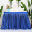 Tyl Bordskørt Ice Silk 1m x 75cm 1