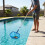 Blu Line Pond Deep leaf net bag with a short pole 2