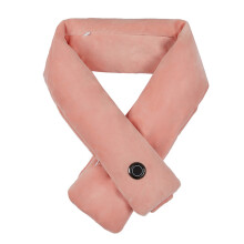 Chauffe-cou portable en tissu ultra-doux et cristallin, écharpe chauffante électrique pour soulager les douleurs musculaires (900 x 110 mm), design