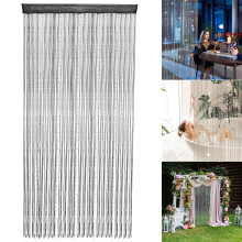 Glitter String Curtain1x2m White PP Beads