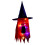 LED-beleuchteter Hexenhut als Halloween-Dekoration 1