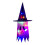 LED-beleuchteter Hexenhut als Halloween-Dekoration 1