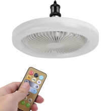 Loftventilatorlampe 30W E27 260mm 3-hastigheder