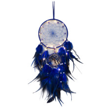 Apanhador de Sonhos Árvore da Vida Azul Feito à Mão 63x16,3cm