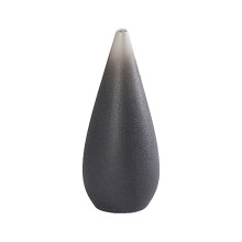 Vază ceramică cu formă de lacrimă – albastru/gri degrade, 15x8cm sau