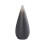 Tropfenförmige Keramikvase, blau oder grau, 15 x 8 cm oder 18 x 8 cm 1