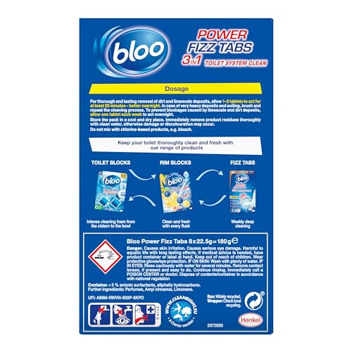 Bloo Bloo Power Fizz Tabs Anti 1