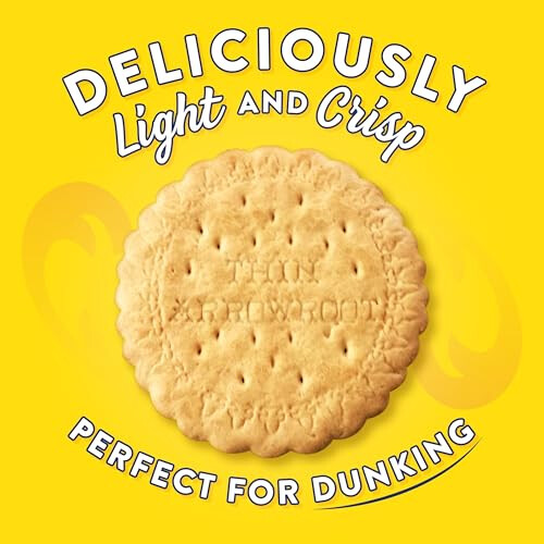 McVities Thin Arrowroot Biscuits 200 g Pack of 4 2