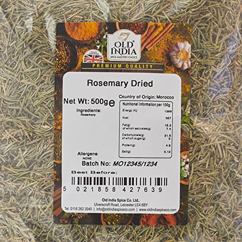 Old India Rosemary Dried 500g 2