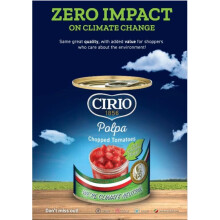 Cirio Peeled Plum Tomatoes 100 Italian Cans 400g Pack of 4