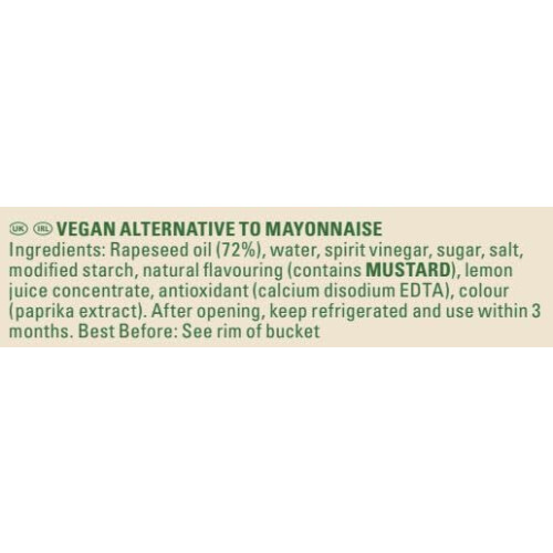 Hellmann's Vegan Mayonnaise 5l (4.74kg) 2