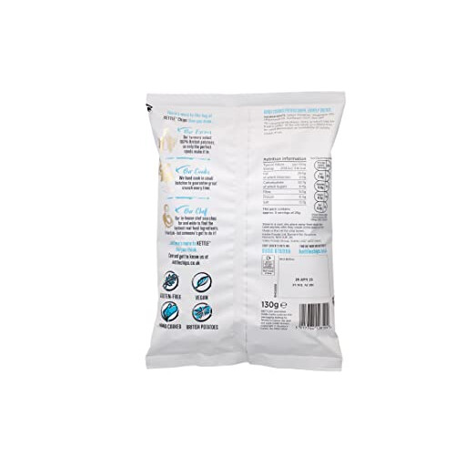 Kettle Lightly Salted Chips 130g 2