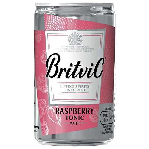 Britvic Britvic Raspberry Tonic Water 24 x 150ml Can 2