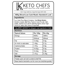 Keto Chefs Freshly Baked Keto Bread Aromatic Spiced Fruit Low Carb Rus