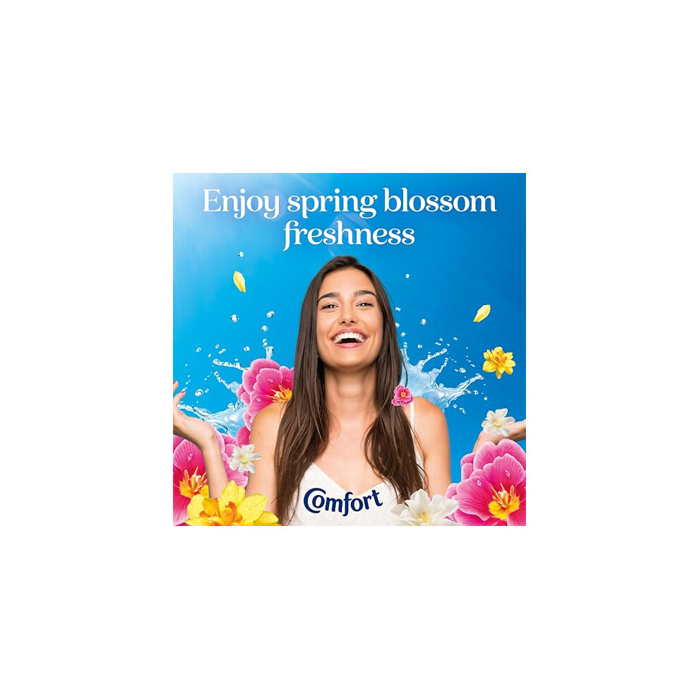 Comfort Fresh Spring Blossom Fabric Conditioner Softener With Motionactivated Fragrance Technology 100 Days Of Freshness 31 Washes 930 Ml