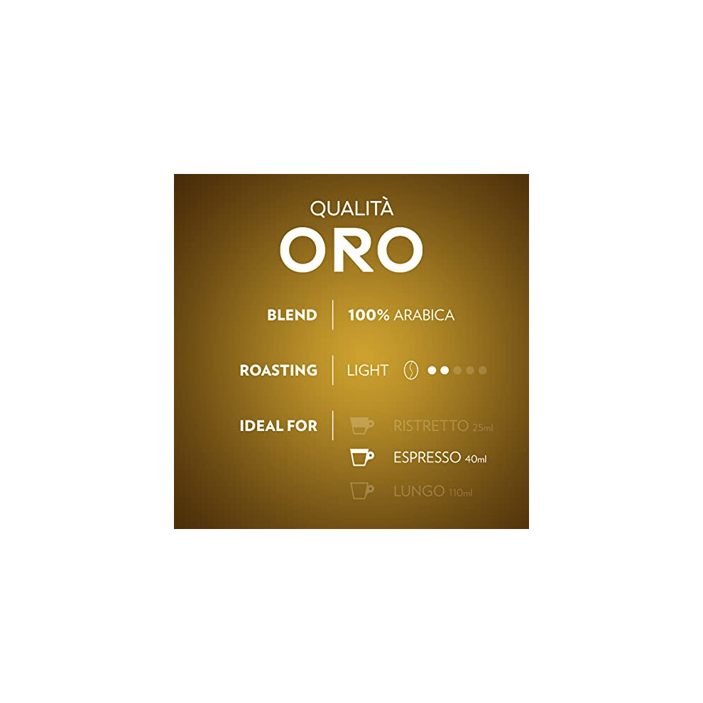 Lavazza Qualità Oro Nespresso Compatible Aluminium Capsules 10 Packs Of 10 Capsules