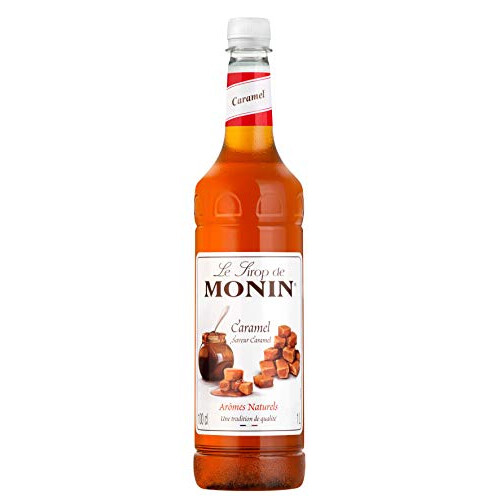 Monin Caramel Syrup 1ltr and Pump 2