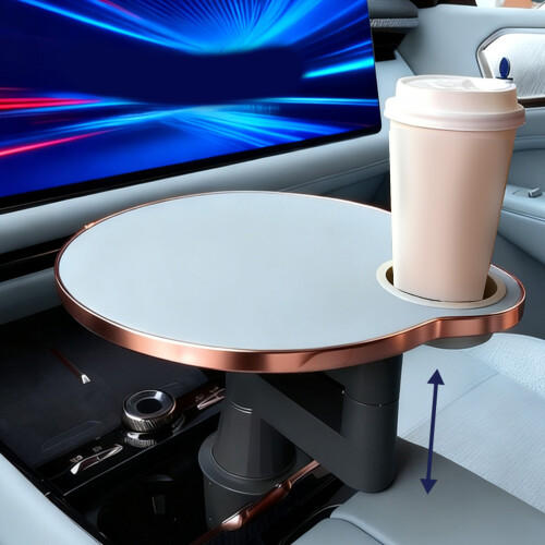 Car Front Seat Tray For Easy Meals And Work Including-Orange 1