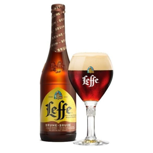 Leffe Brune Belgian Abbey Beer Large Bottle, 6 x 750 1