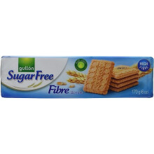 Gullon Sugar Free Fibres Biscuits 170g each Pack of 5 Perfect for gift