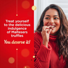 Maltesers Chocolate Truffles Gift Box Milk Chocolate Honeycomb Truffle filling 200g Ideal Chocolate Gift for Snacking and Sharing