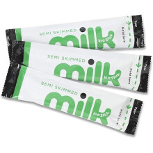 Lakeland UHT SemiSkimmed Milk Sticks – 10ml Pack of 30 LongLife Porti