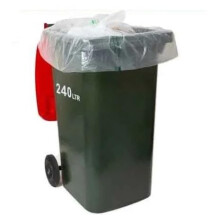 Strong Clear Wheelie Bin Liners Heavy Duty Rubbish Sacks for Big Refus