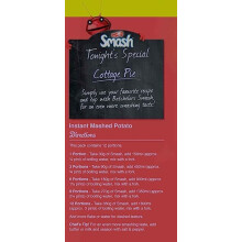 Batchelors Original Instant Mashed Potato Made From Real Potato, 360 g Tub (Pack