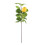 Artificial Lemon Branches40cm Green Plastic Foam 4