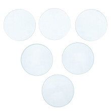 6Stk Robust Glaslinsen-Set Transparente Für Physikunterricht