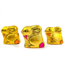 15 Milk Chocolate Crème Filled Bunnies Foil Easter Bunny Easter Egg Hunt Gifts Easter Chocolate Bunny Gifts
