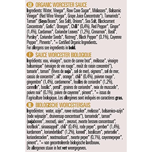 Biona Organic Worcester Sauce, 140ml (Pack 2) 2