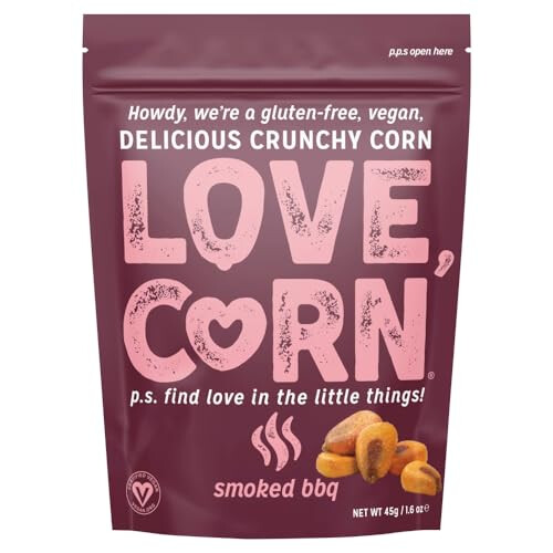 Love Corn Smoked BBQ Delicious Crunchy Corn 45g 1