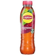 Lipton Raspberry Bottled Ice Tea 500ml Pack of 12 low calorie soft