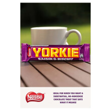 Nestlé Yorkie Raisin and Biscuit Milk Chocolate Bars 24 x 44 g