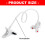 Double Clamp Photography Stand Adjustable Rod for Mounting 3