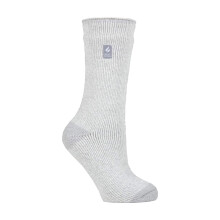 (04-Aug, Silbergrau (Venedig)) Heat Holders - Heat Holders Lite - Damen Winter Dünn Bunt Muster Thermosocken für Geschenk