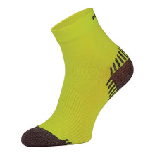 (6-8 A, Neongelb) Comodo - COMODO - Unisex Kompressionsstrümpfe Laufen in Neon Farbe Sportsocken für Joggen