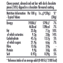 Nature Valley Sweet Salty Nut Dark Chocolate with Nuts 4 x 30g 7006301044