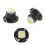 10Pcs Multi Color LED Bulbs Car Dashboard High-Yellow T4.2 5