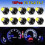 10Pcs Wedge Base LED Lamps Auto Instrument Panel-Yellow T3.0 6