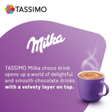 Tassimo Milka Hot Chocolate Pods x10 Pack of 1