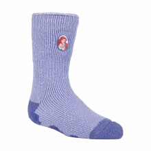 (12-Mar, Kleine Meerjungfrau) Heat Holders - Heat Holders - Kinderfigur 2.3 Tog Winter Warme Thermo Stoppersocken Rutschfeste
