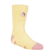 (12-Mar, Die Schöne und das Biest) Heat Holders - Heat Holders - Kinderfigur 2.3 Tog Winter Warme Thermo Stoppersocken Rutschfeste