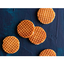 Daelmans Stroopwafels Mini Caramel Waffles Multipack 12 Cello Bags Cello Bag Contains 25 Mini Caramel Stroopwafels Authentic Dutch Caramel Waffle