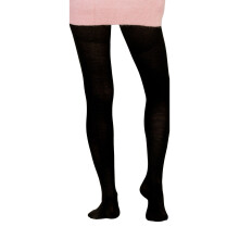 (XXL, Schwarz) Steven - Steven - Strumpfhose Merino Damen | Thermo Strumpfhose Wolle Fleece Strumpfhose