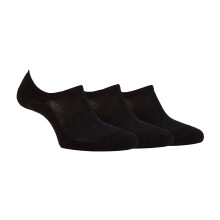 (04-Aug, Schwarz) Jeep - 3er-Pack Damen-Bambus-No-Show-Socken