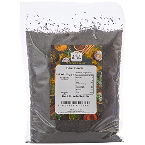 Old India Basil Seeds 1kg 1