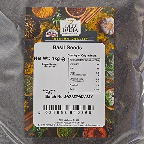 Old India Basil Seeds 1kg 2